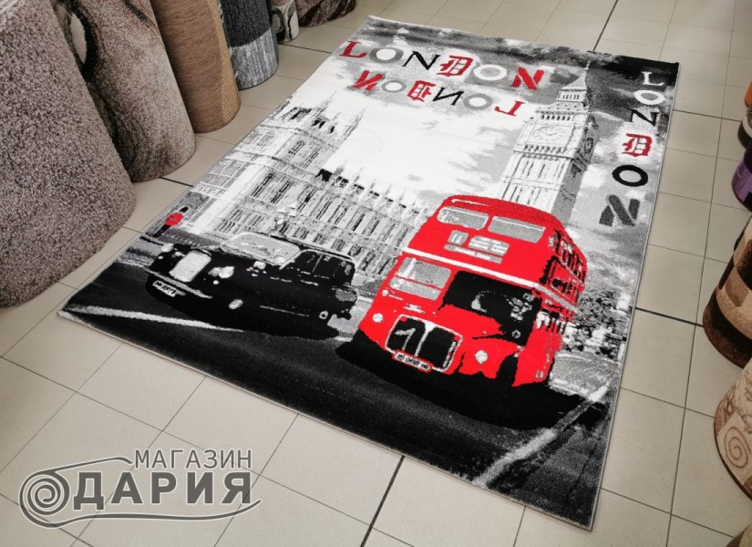 Тъкан килим Popart 4291 London